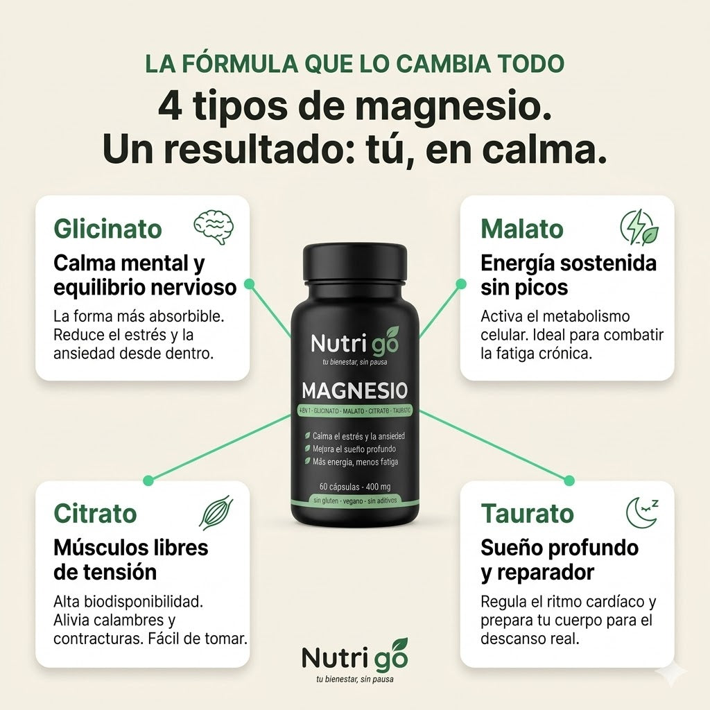 Magnesio Nutri Go - Resultados en 1 semana