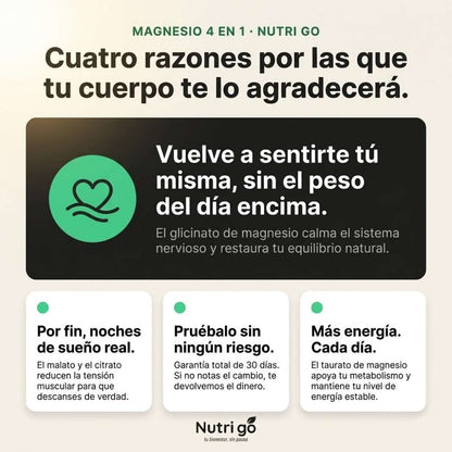Magnesio Nutri Go - Resultados en 1 semana