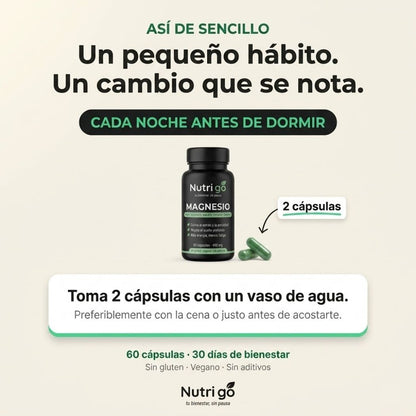 Magnesio Nutri Go - Resultados en 1 semana